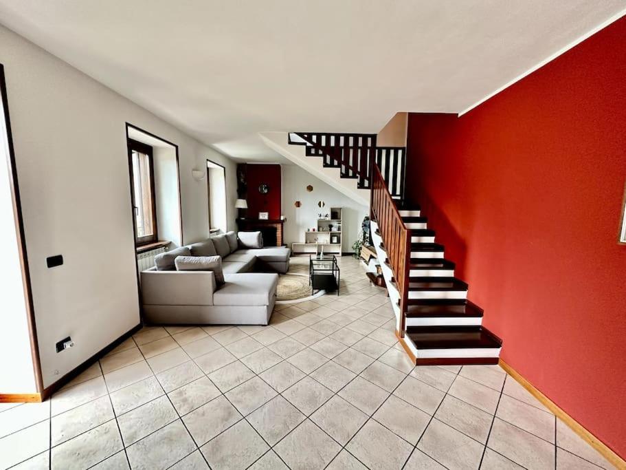 3Br Villetta Con Panoramica Sul Lago Nesso Bagian luar foto