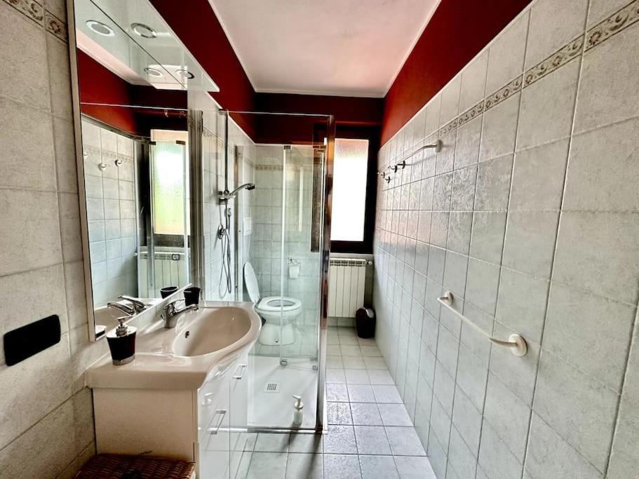 3Br Villetta Con Panoramica Sul Lago Nesso Bagian luar foto