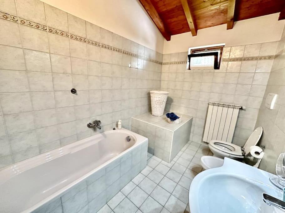 3Br Villetta Con Panoramica Sul Lago Nesso Bagian luar foto