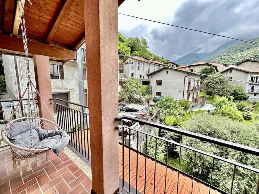 3Br Villetta Con Panoramica Sul Lago Nesso Bagian luar foto